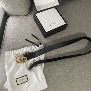 Gucci - Double G Marmont Belt Size 95